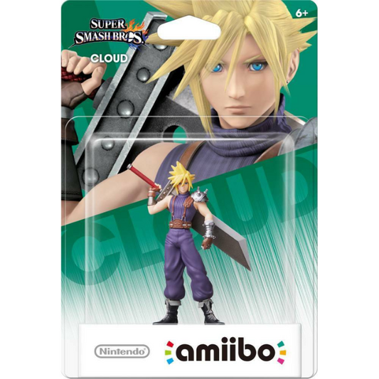 Cloud Amiibo Player 1, Super Smash Bros. Series 1st Edition