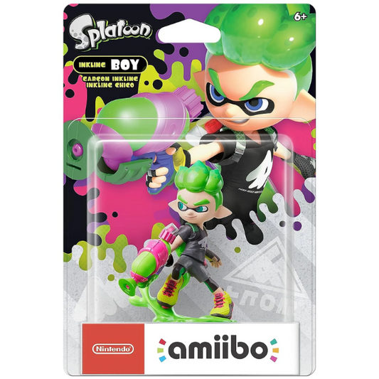 Inkling Boy Amiibo (Neon Green), Splatoon 2