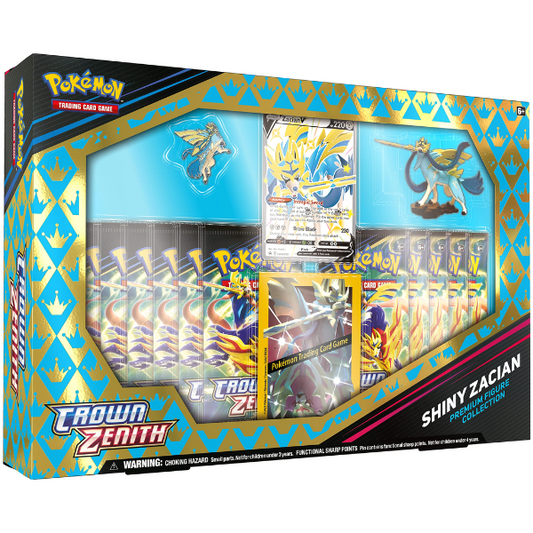 Pokemon TCG Crown Zenith Premium Figure Collection Box Shiny Zacian