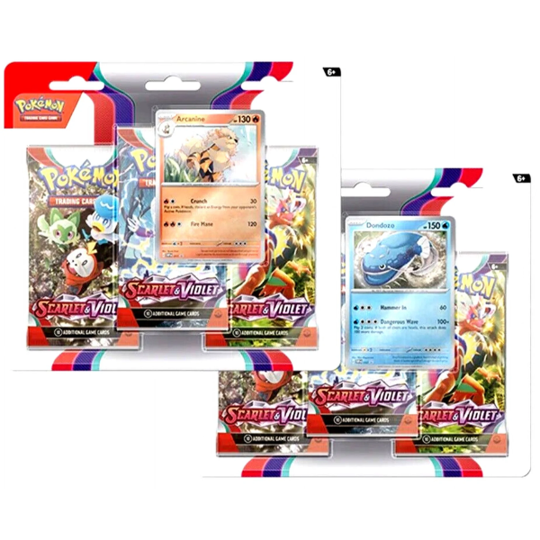 Pokemon Scarlet & Violet 3-Pack Blister