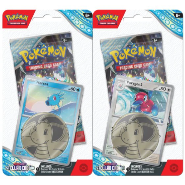 Pokemon Scarlet & Violet Stellar Crown Checklane Blister