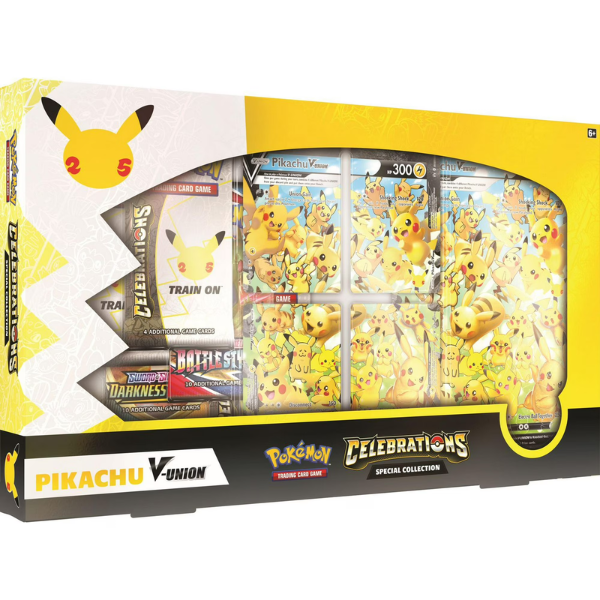 Pokemon TCG Pikachu V-Union Celebrations Special Collection Box