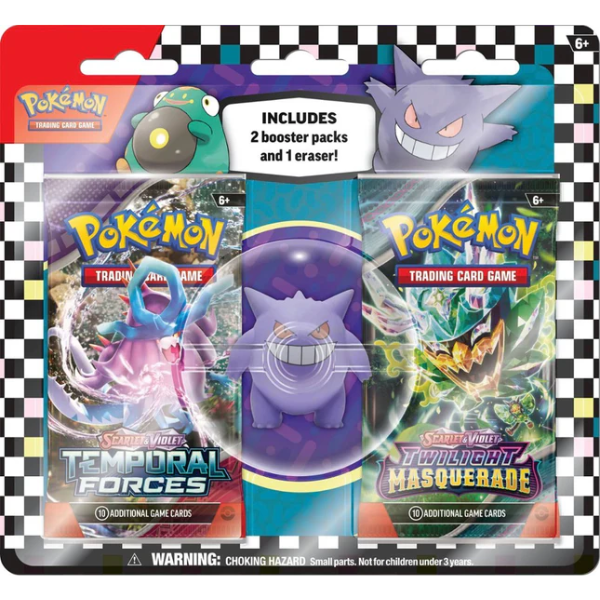 Pokemon TCG 2024 Eraser Bundle - Gengar