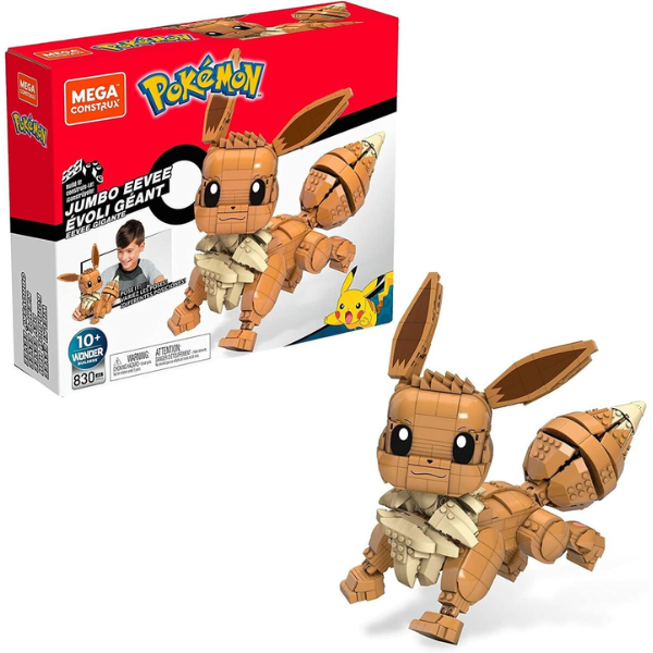 Mega Construx Pokemon Jumbo Eevee GMD34 830pcs