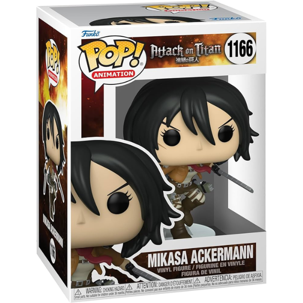 Funko Pop Animation (1166) Attack on Titan Mikasa Ackermann