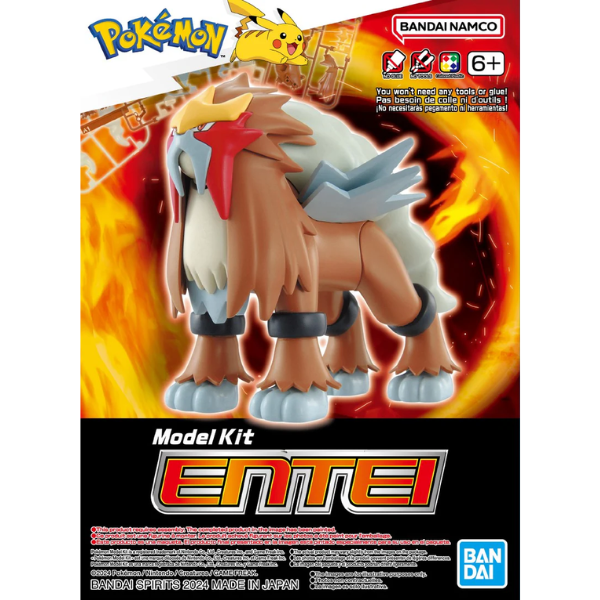 Bandai Pokemon Entei Model Kit