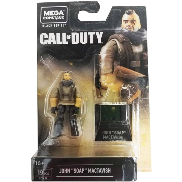 Mega Construx Call of Duty John Soap Mactavish GNV46 19pcs