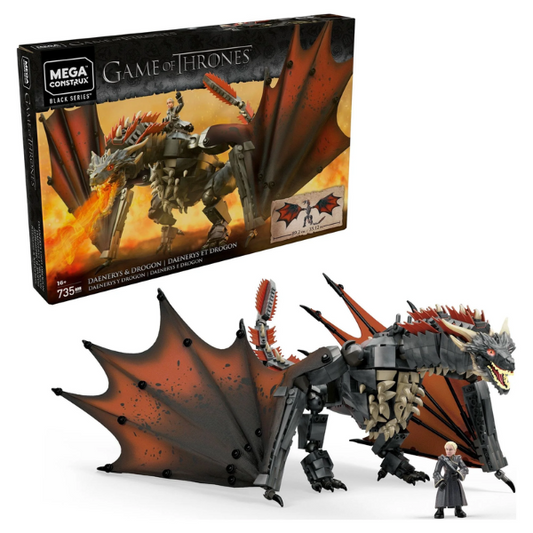 Mega Construx Daenerys & Drogon GKG97 735pcs