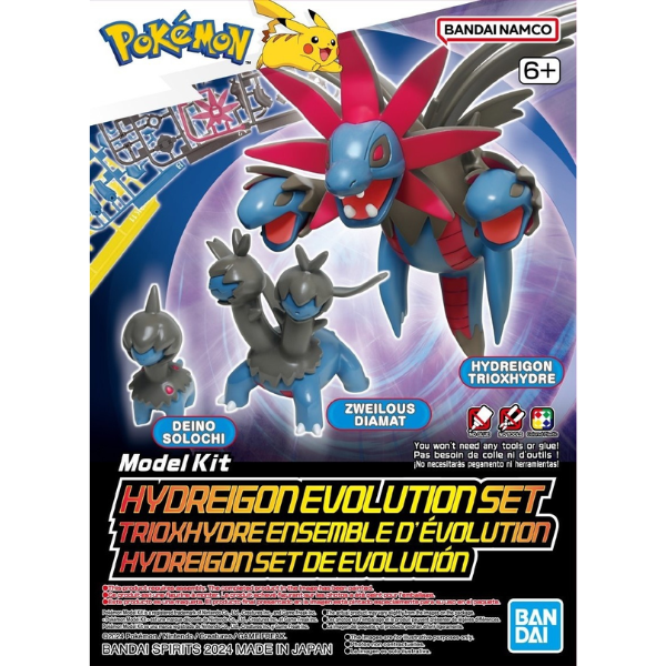 Bandai Pokemon Hydreigon Evolution Set Model Kit