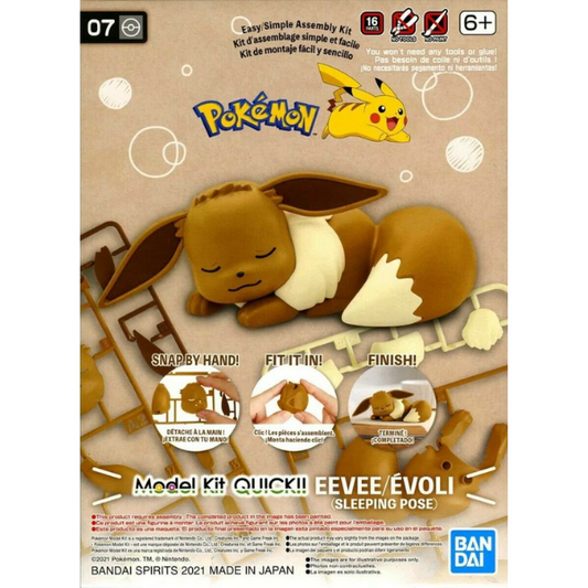 Bandai Pokemon Sleeping Eevee Model Kit 07