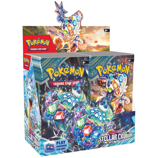 Pokemon TCG Scarlet & Violet Stellar Crown Booster Box (In store only)