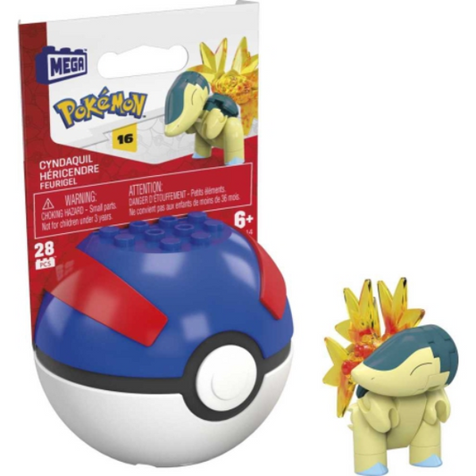 Mega Construx Pokemon Series 16 Cyndaquil HHL14 28pcs