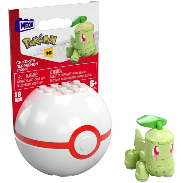 Mega Construx Pokemon Series 16 Chikorita HHL15 19pcs