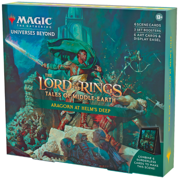 Magic The Gathering: The Lord of The Rings Scene Box Aragorn At Helm's Deep