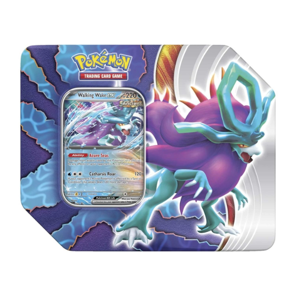 Pokemon Paradox Clash Tin Walking Wake Ex 2024