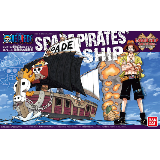 One Piece Grand Ship Collection Spade Pirate Ship