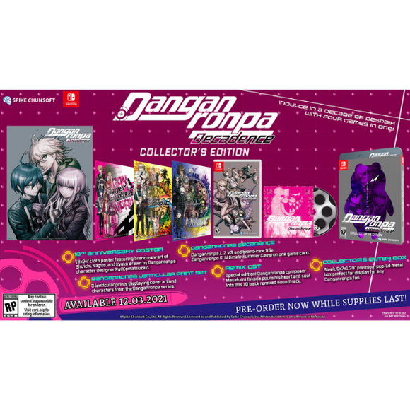 Danganronpa Decadence Collector's Edition