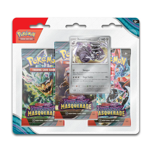 Pokemon Scarlet & Violet Twilight Masquerade 3-Pack Blister