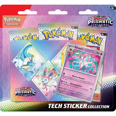 Pokemon TCG Scarlet & Violet Prismatic Evolutions Tech Sticker Collection
