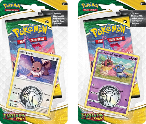 Pokemon Sword & Shield Evolving Skies Checklane Blister