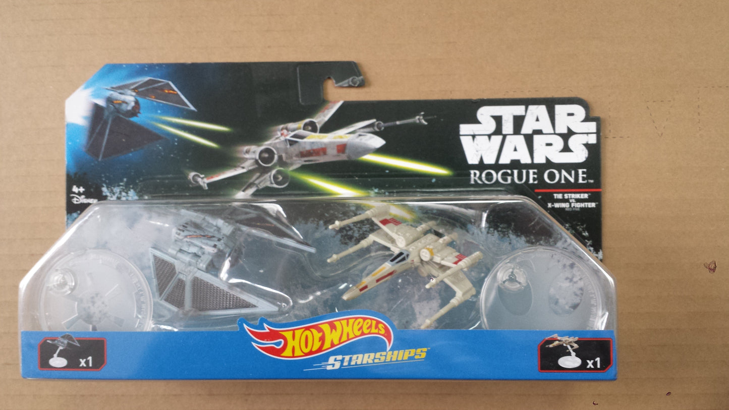 Hot Wheels Starships Rogue One Tie Striker & X-wing Fighter