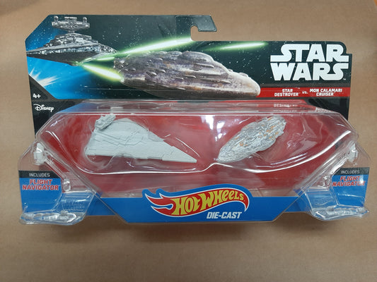 Hot Wheels Starships Star Destroyer Vs. Mon Calamari Cruiser