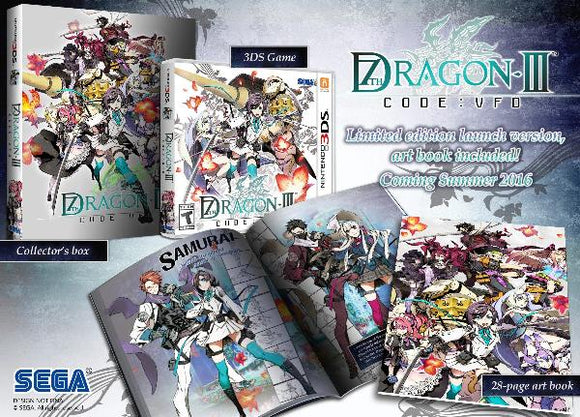 7th Dragon III Code VFD Limited Edition