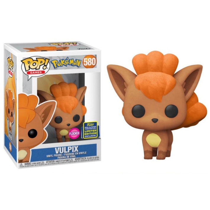 Funko Pop Games (580) Vulpix Flocked