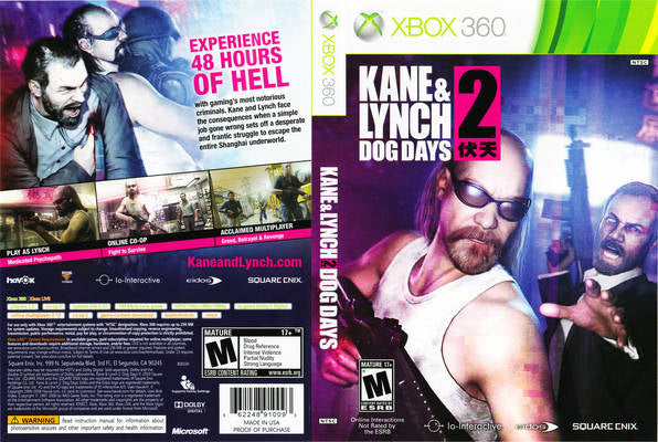 Kane and lynch 2 xbox outlet 360