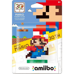 Mario Amiibo 8-bit Modern Colors