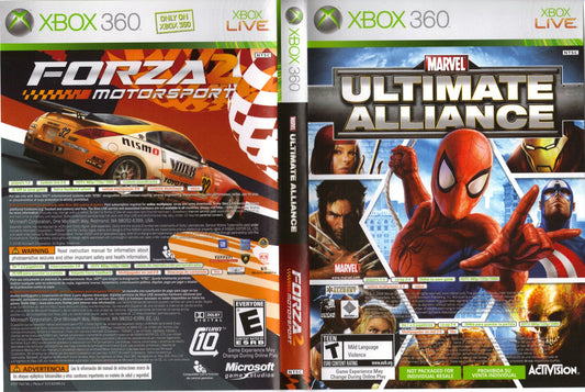 Marvel Ultimate Alliance/Forza 2 Combo