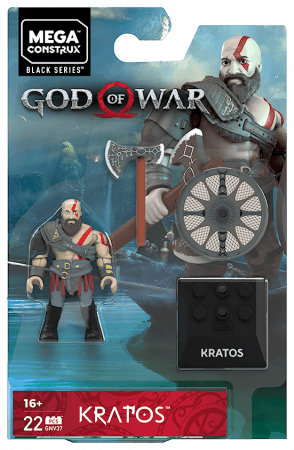 Mega Construx Kratos Collectible Figure GNV37 22pcs