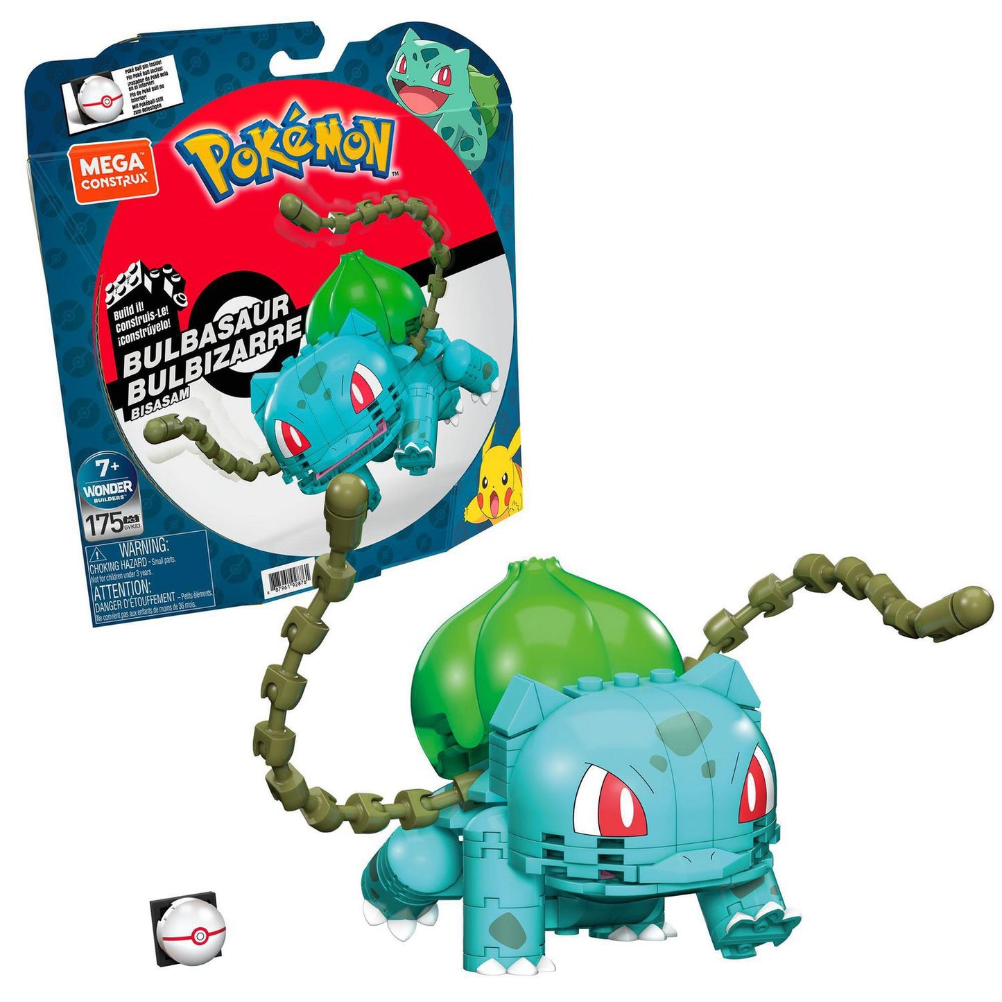 Mega Construx Pokemon Bulbasaur GVK83 175pcs