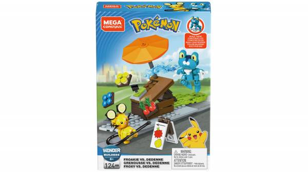 Mega Construx Pokemon Froakie VS. Dedenne GFV78 124pcs