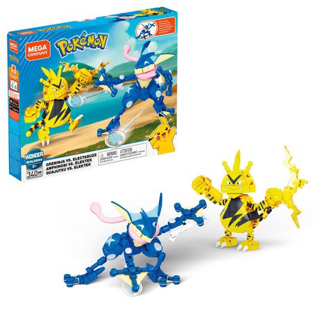 Mega Construx Pokemon Greninja Vs. Electabuzz GFV84 340pcs