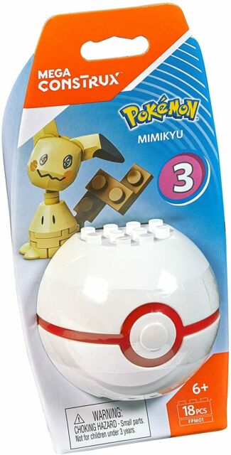 Mega Construx Pokemon Series 3 Mimikyu FPM01 18pcs