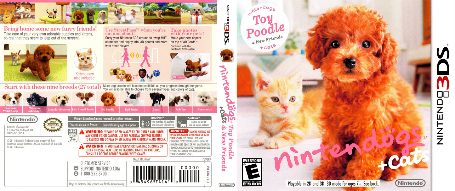 Nintendogs + Cats: Toy Poodle & New Friends