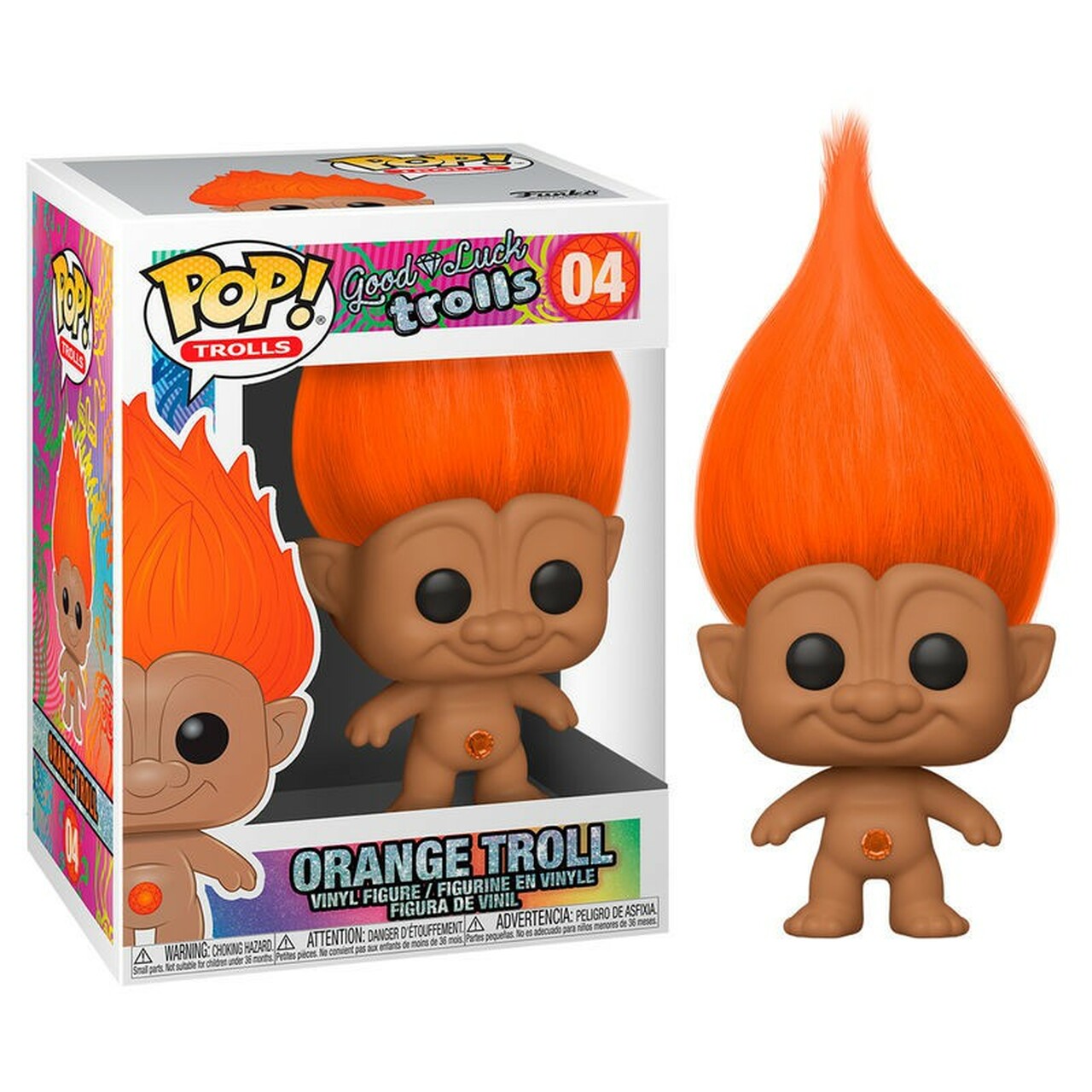 Funko Pop Trolls (004) Orange Troll