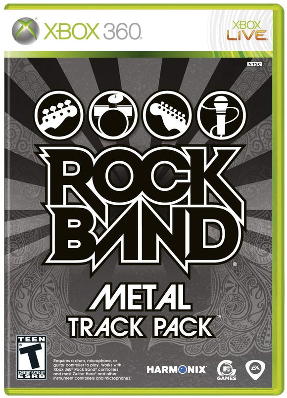 Rockband Metal Track Pack