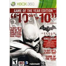 Batman Arkham City Game of the Year